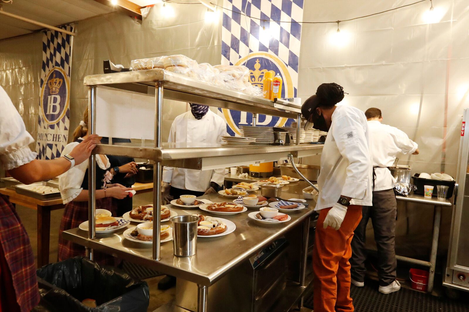 A crowded kitchen